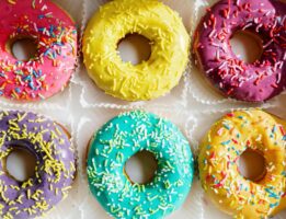 Colorful donuts