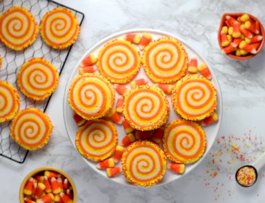 Halloween Pinwheel Cookies