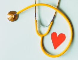 Stethoscope and heart cut out
