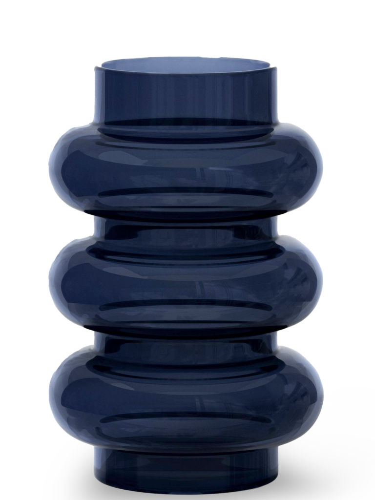 Modern blue vase