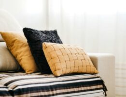 Image of pillows on couch