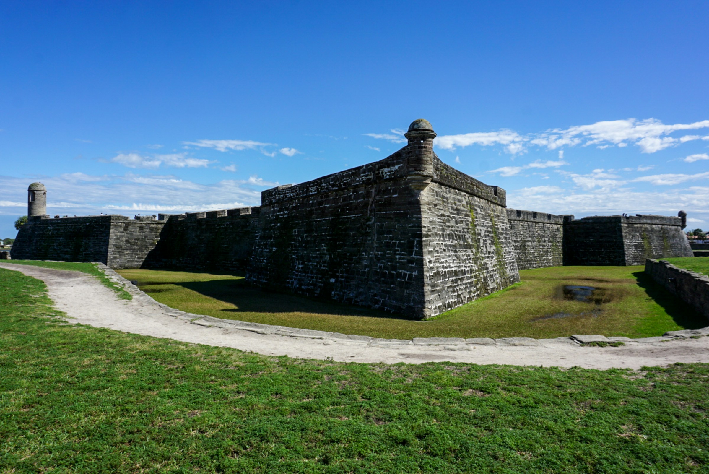 San Marcos castle in St. Augustine, FL