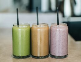 Three smoothies