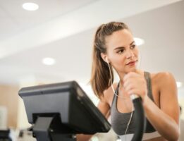 Woman working out