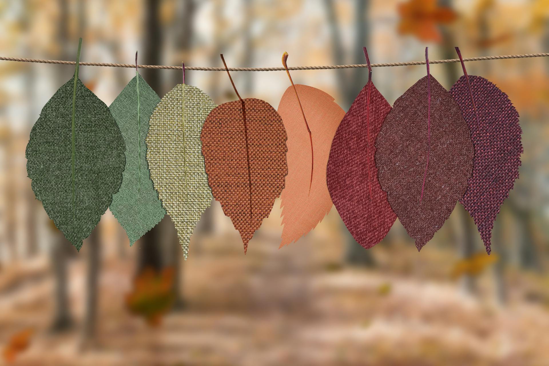 Fall leaf decor